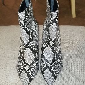 Katherine Kelly Snake Print Boot